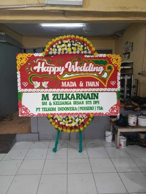 Papan Bunga di Sawah Baru Ciputat