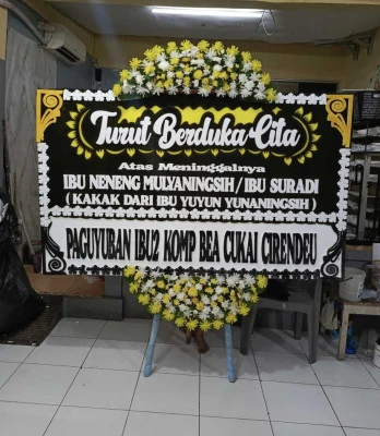 Papan Bunga di Sawah Baru Ciputat